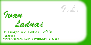 ivan ladnai business card